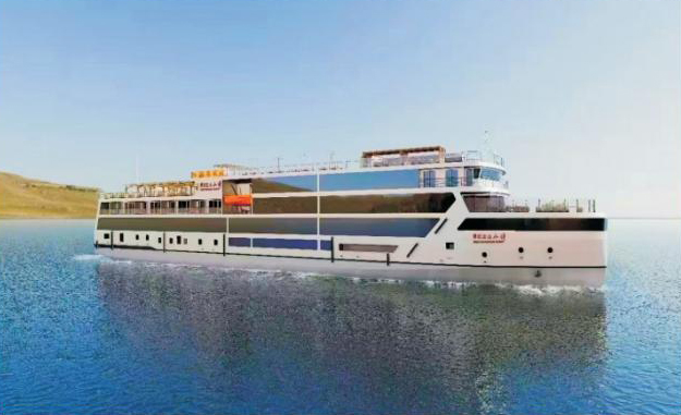 長江三峽觀光游輪“世紀·江山如詩”使用我司阻尼涂料、自流平甲板敷料及浮動地板